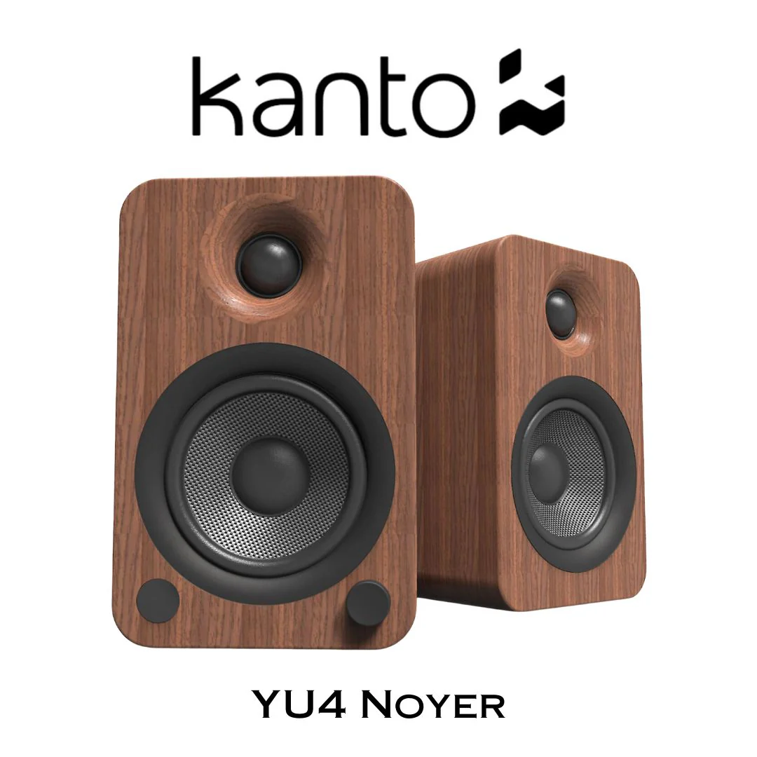 Kanto YU4 - Haut-parleurs d'étagère amplifiés 70W Bluetooth® Phono - Image 3