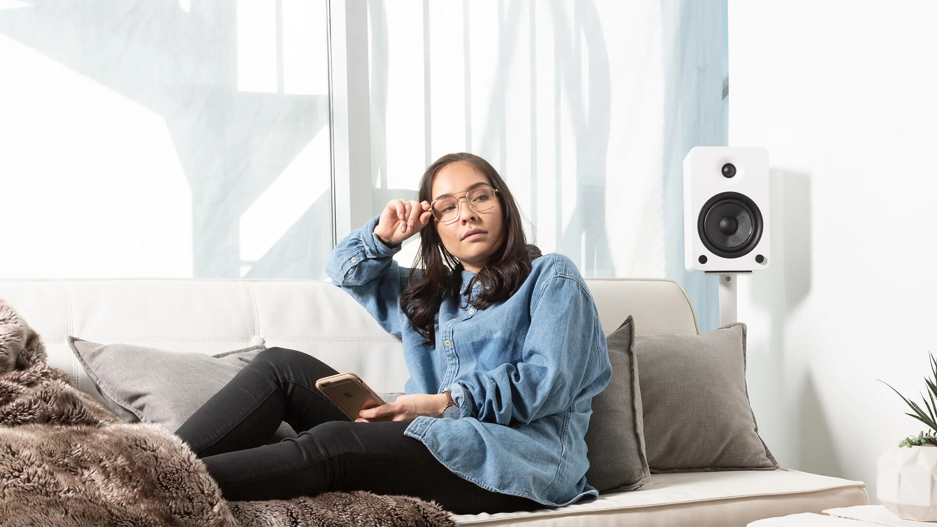 Kanto YU6 - Haut-parleurs d'étagère amplifiés 100W Bluetooth® Phono - Image 15