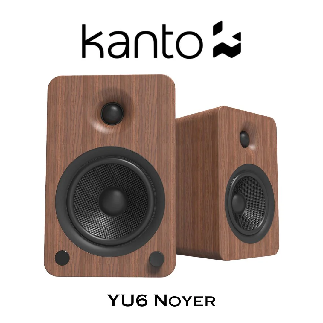 Kanto YU6 - Haut-parleurs d'étagère amplifiés 100W Bluetooth® Phono - Image 3