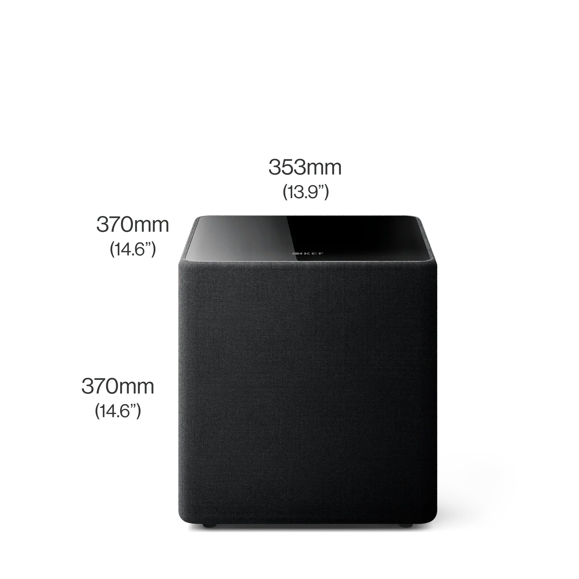 KEF Kube 10 MIE - Caisson de basses actif scellé de 10 pouces à projection frontale 300 Watts - Image 7