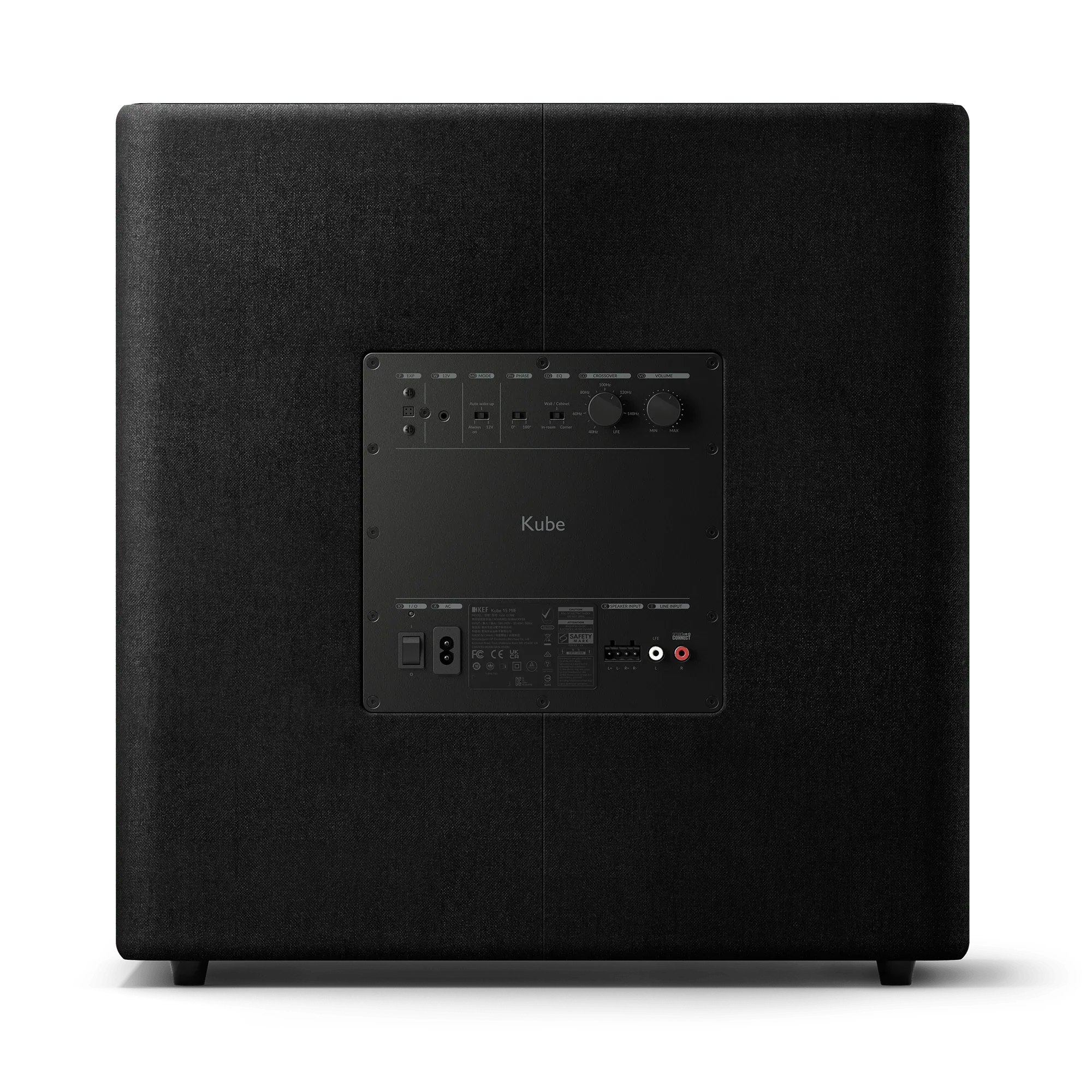 KEF Kube 15 MIE - Caisson de basses actif scellé  de 15 pouces à projection frontale 300 Watts - Image 4