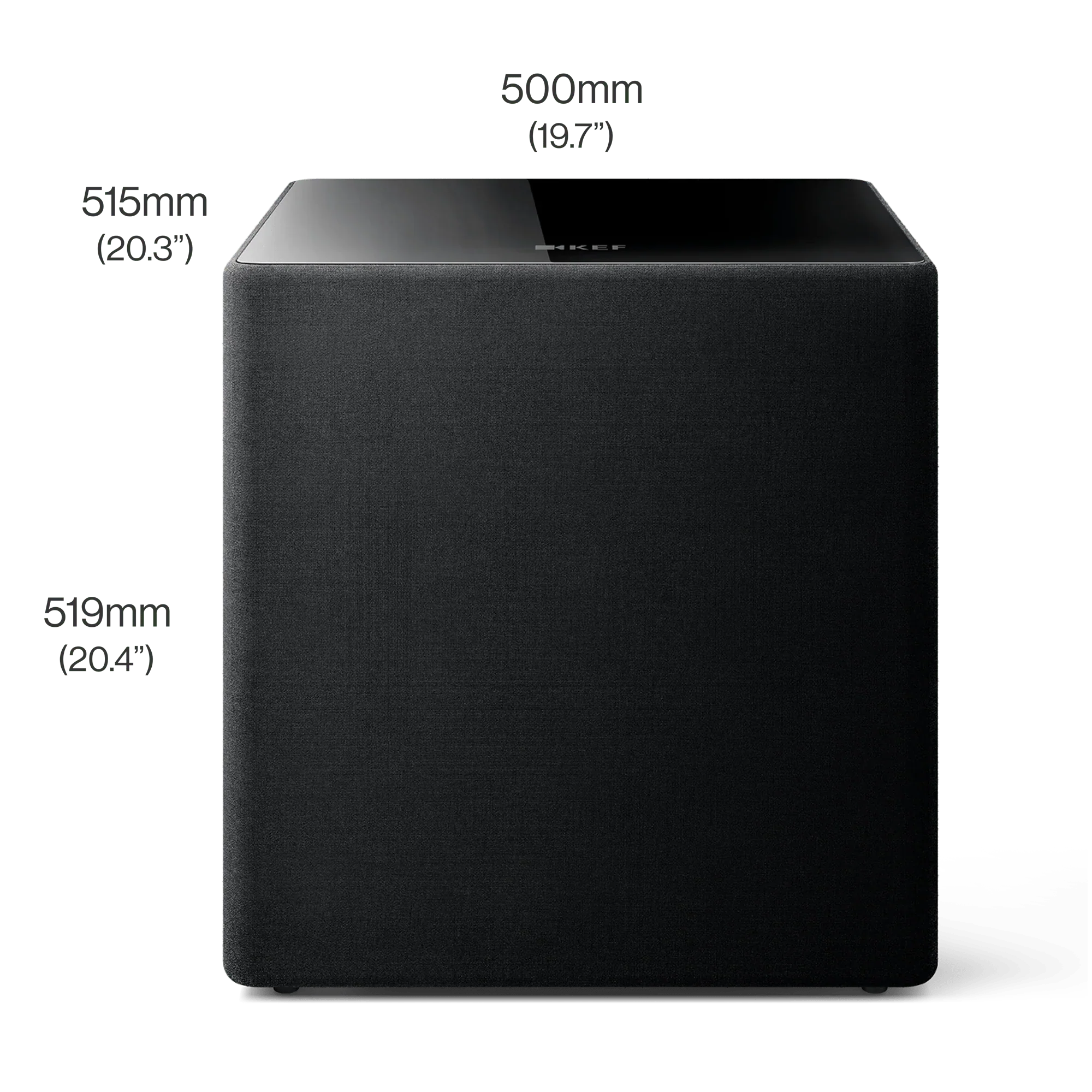 KEF Kube 15 MIE - Caisson de basses actif scellé  de 15 pouces à projection frontale 300 Watts - Image 7