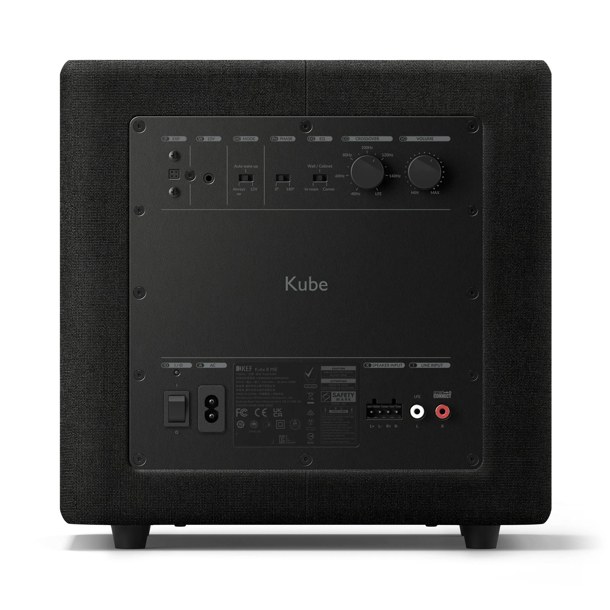 KEF Kube 8 - Caisson de basses actif scellé de 8 pouces à projection frontale 300 Watts - Image 4