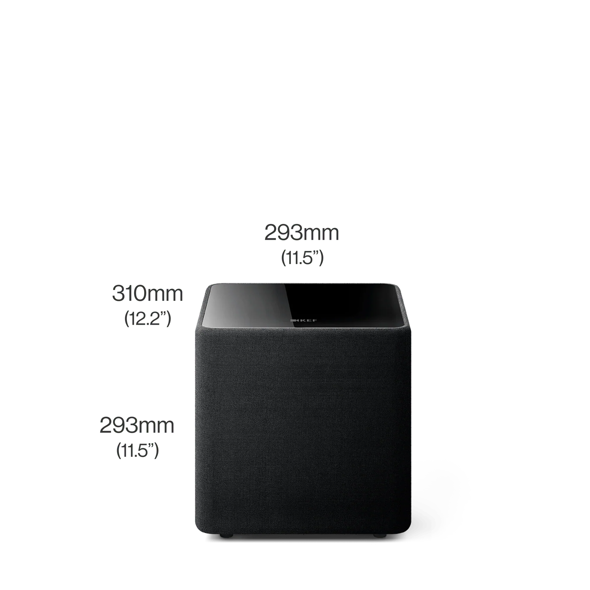 KEF Kube 8 - Caisson de basses actif scellé de 8 pouces à projection frontale 300 Watts - Image 7