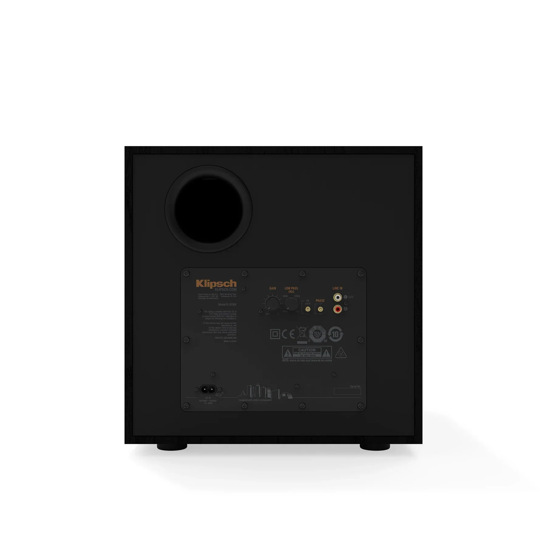 Klipsch R101SW - Caisson de basses 300 Watts haut-parleur de graves de 10'' - Image 10