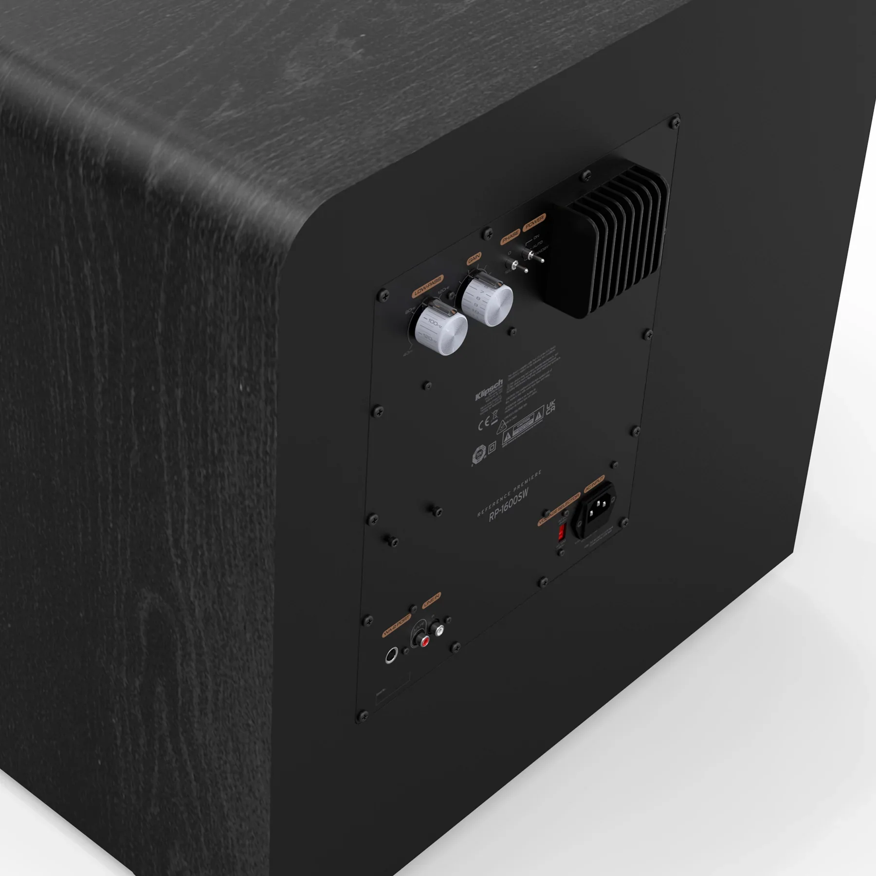 Klipsch RP1600SW - Caisson de basses 800 Watts avec haut-parleur de graves de 16'' - Image 8