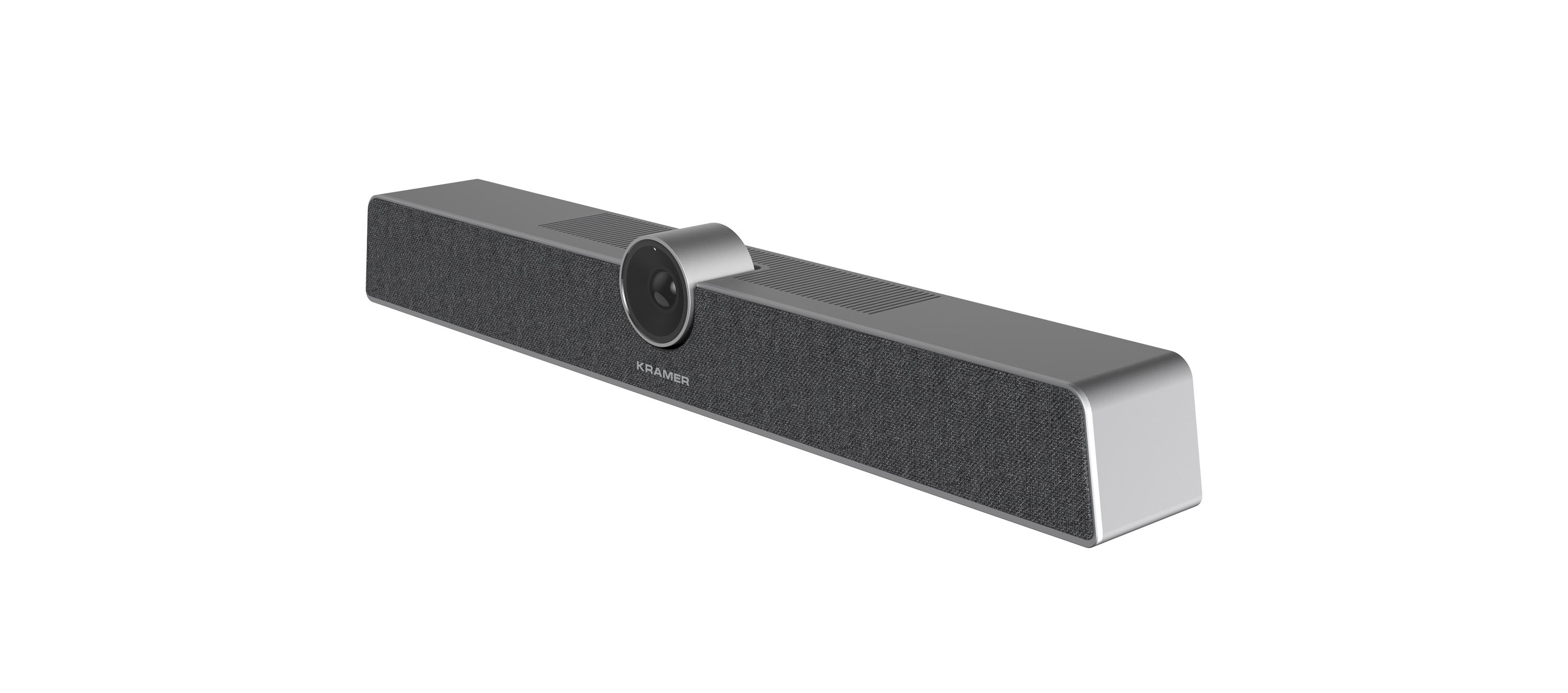 Kramer - Barre de son de vidéoconférence avec appareil photo 12MP, champ de vision 120˚, zoom numérique 5x et 6 microphones MEMS K-BAR - Image 3