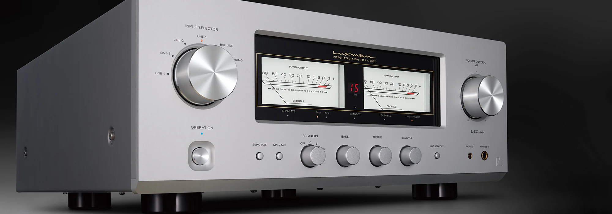 Luxman L-505Z - Amplificateur stéréo intégré 100 W/C A/B (8Ω), entrée phono - Image 6