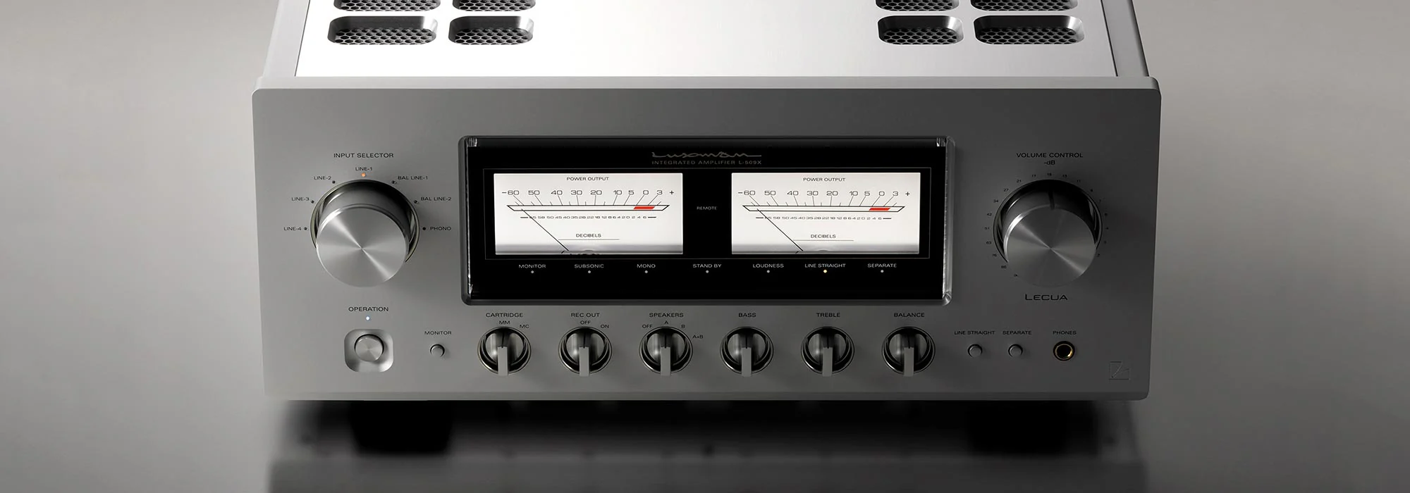 Luxman  L509X - Amplificateur stéréo 120Watts/Canal (en consignation, occasion état neuf, sans boite) - Image 14