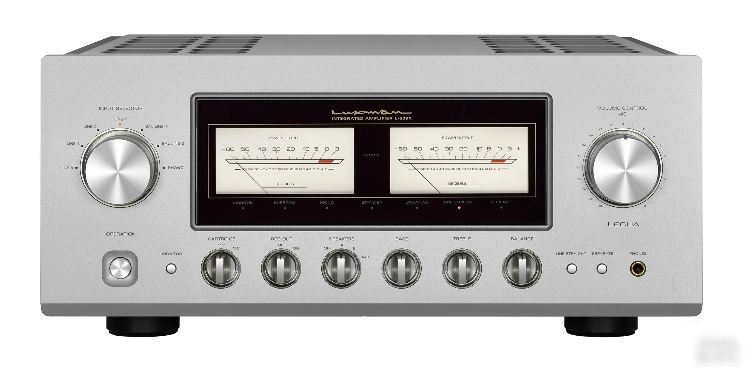 Luxman  L509X - Amplificateur stéréo 120Watts/Canal (en consignation, occasion état neuf, sans boite) - Image 4