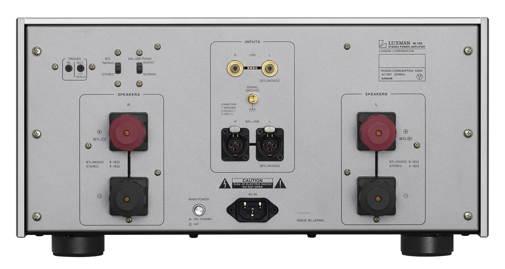 Luxman M-10X - Amplificateur de puissance de référence 150Watts/Canal (8Ω) - Image 3