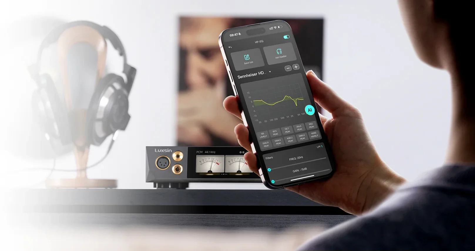 Luxsin X8 | Amplificateur de casques d'écoute avec 8 DAC intelligents - Image 18