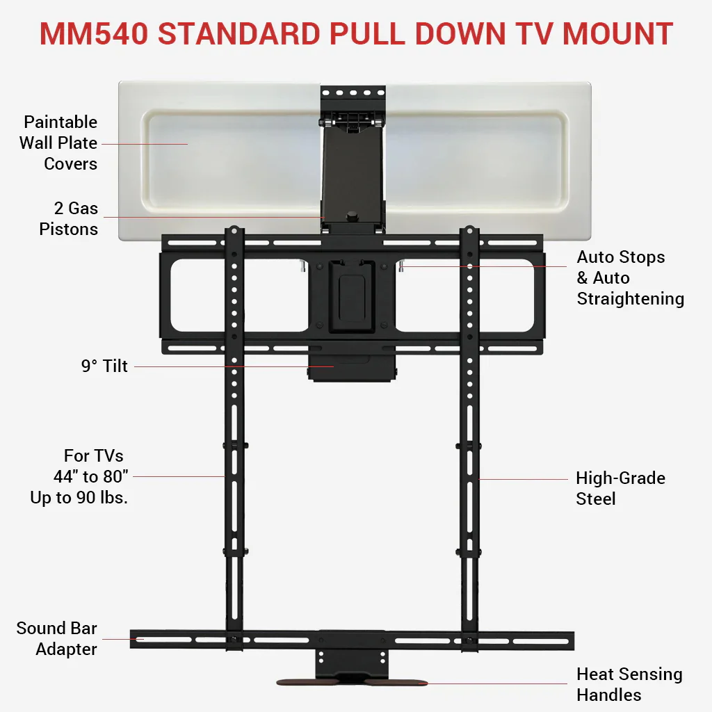 MantelMount MM540 - Support articulé pour téléviseur de 44'' à 80'' - Image 4