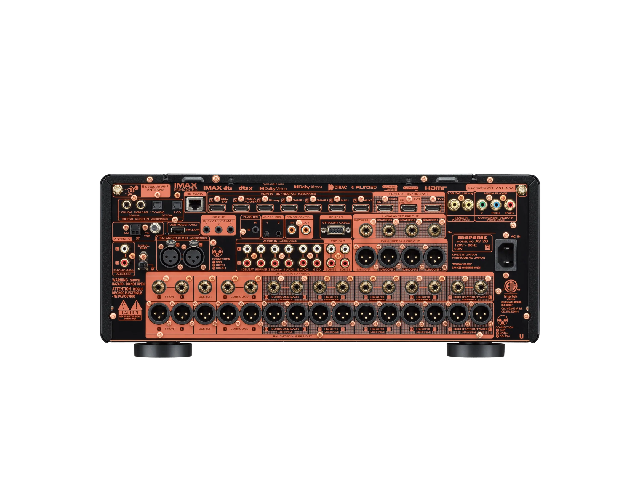 Marantz AV 20 | Préamplificateur AV symétrique de référence 13.4 canaux alimenté par HEOS - Image 3