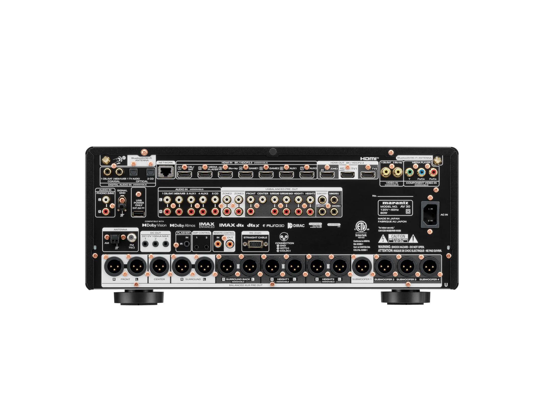 Marantz AV 30 | Préamplificateur AV symétrique de référence 11.4 canaux alimenté par HEOS - Image 5