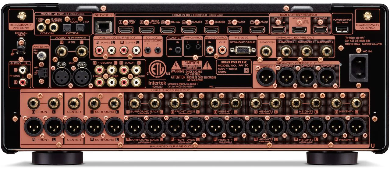 Marantz AV10 - Préamplificateur cinéma maison référence 15.4 canaux HEOS Dolby Atmos - Image 2