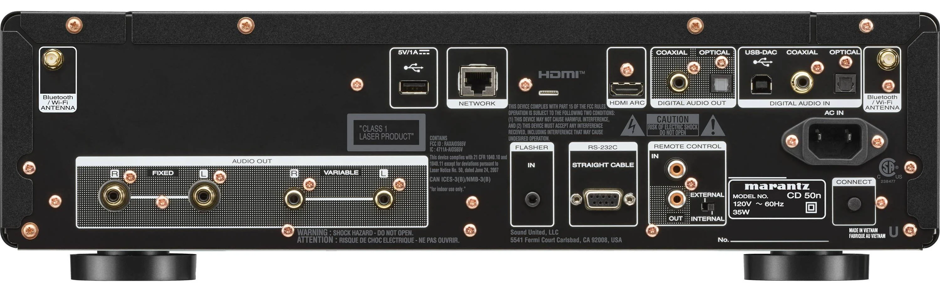 Marantz CD50n - Lecteur CD et audio numérique haut de gamme HEOS - Image 5