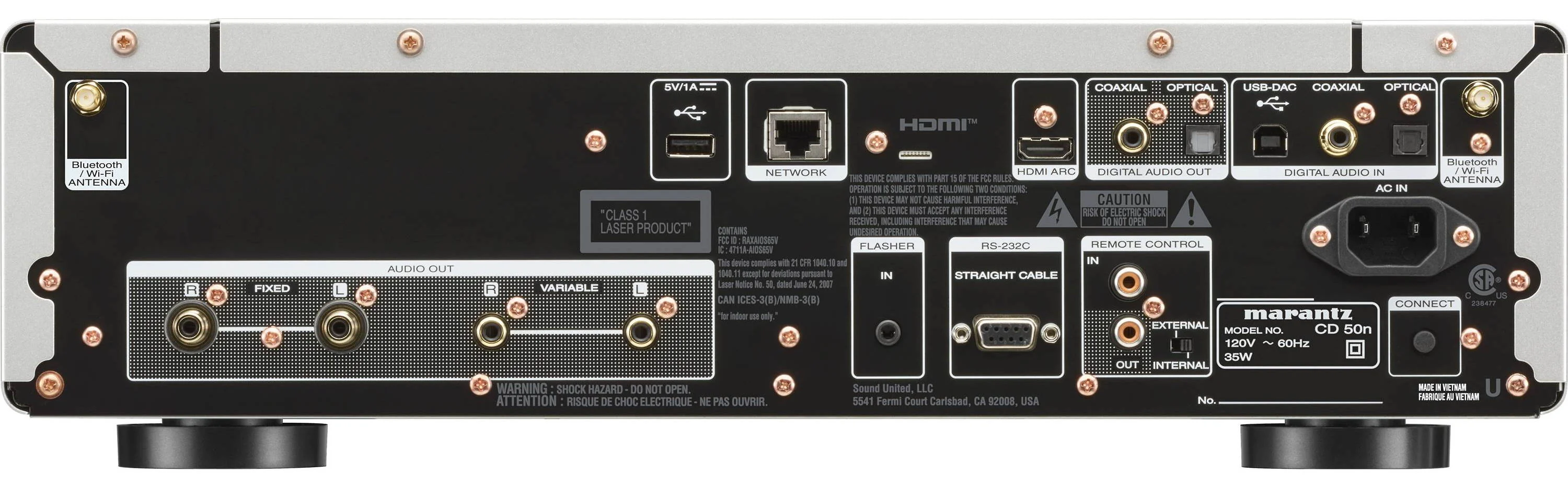 Marantz CD50n - Lecteur CD et audio numérique haut de gamme HEOS - Image 6