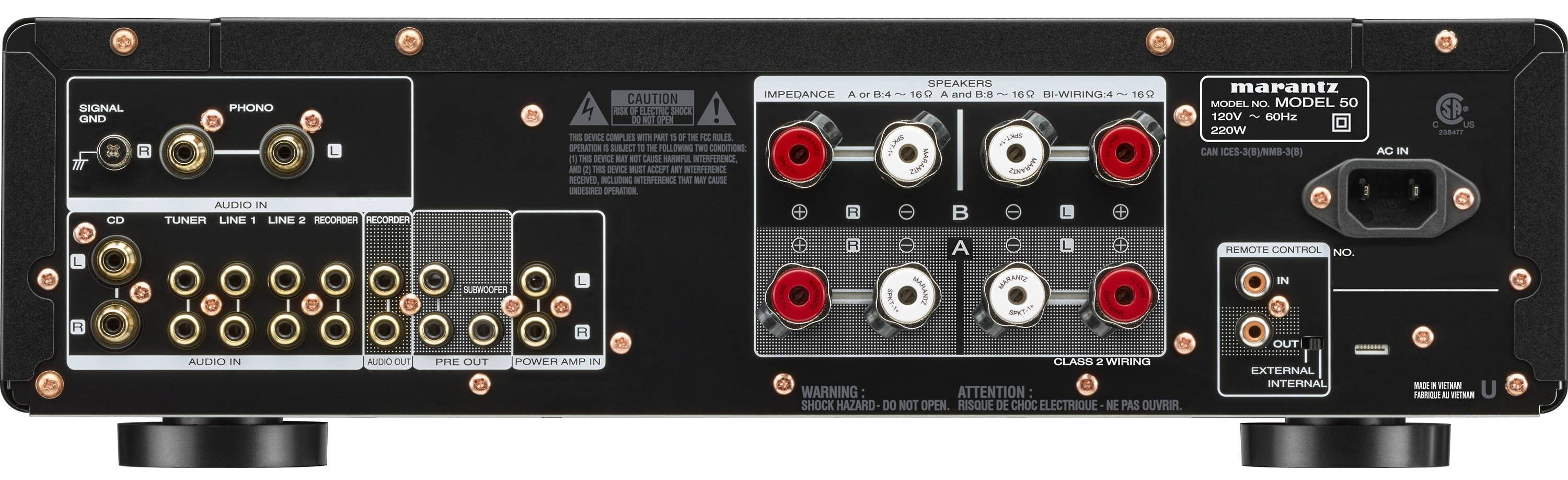 Marantz Model50 - Amplificateur stéréo intégré 70W/C, entrée phono séparé haut de gamme - Image 5
