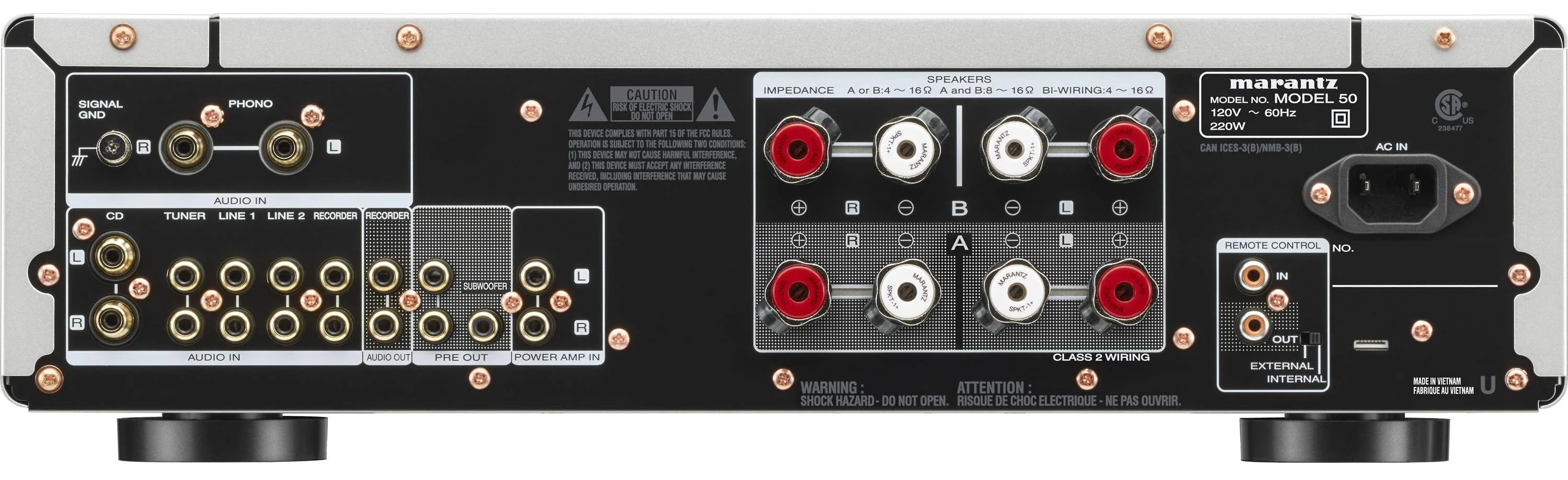 Marantz Model50 - Amplificateur stéréo intégré 70W/C, entrée phono séparé haut de gamme - Image 6