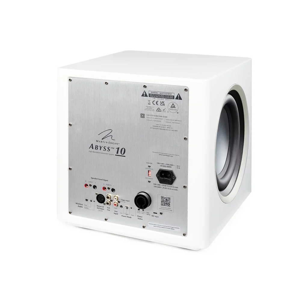 Martin Logan Abyss 10 | Caisson de basses 1600Watts avec haut-parleur de graves 10'' - Image 9