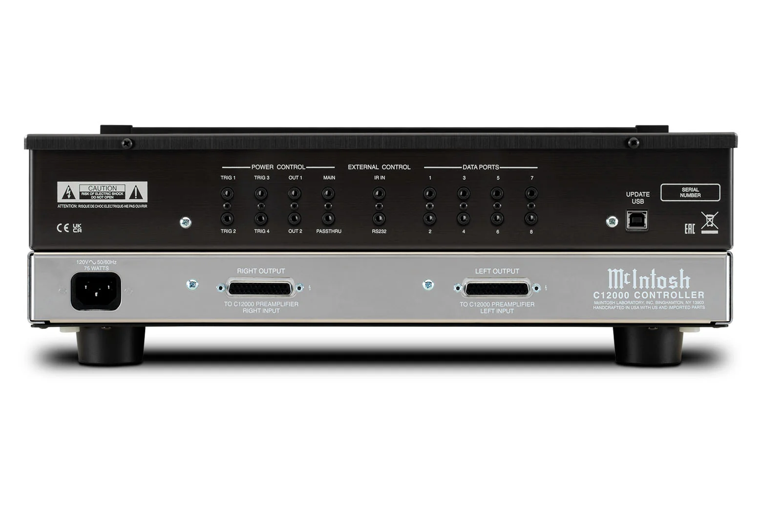 McIntosh C12000 - Préamplificateur stéréo section audio/contrôle séparées, 2 entrées phonos - Image 10