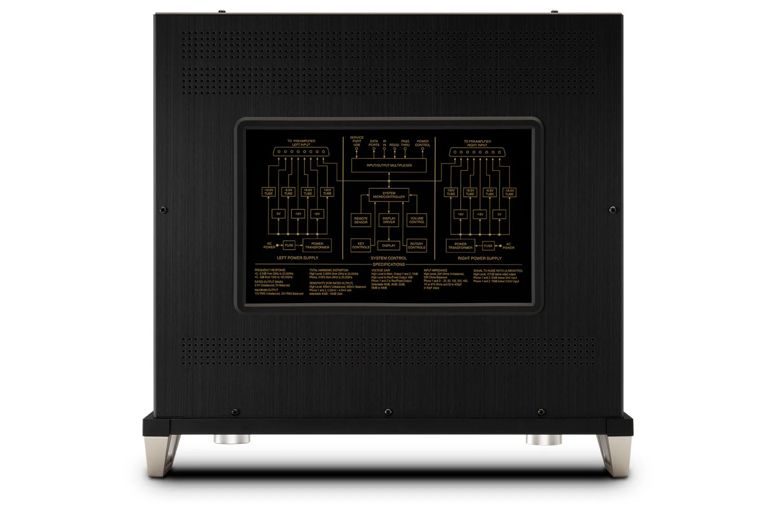 McIntosh C12000 - Préamplificateur stéréo section audio/contrôle séparées, 2 entrées phonos - Image 11