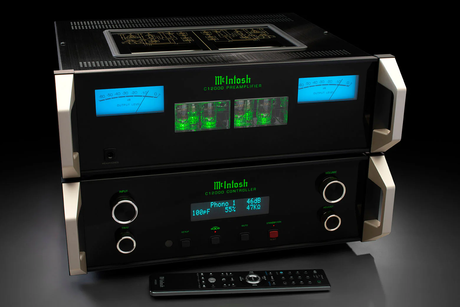 McIntosh C12000 - Préamplificateur stéréo section audio/contrôle séparées, 2 entrées phonos - Image 13