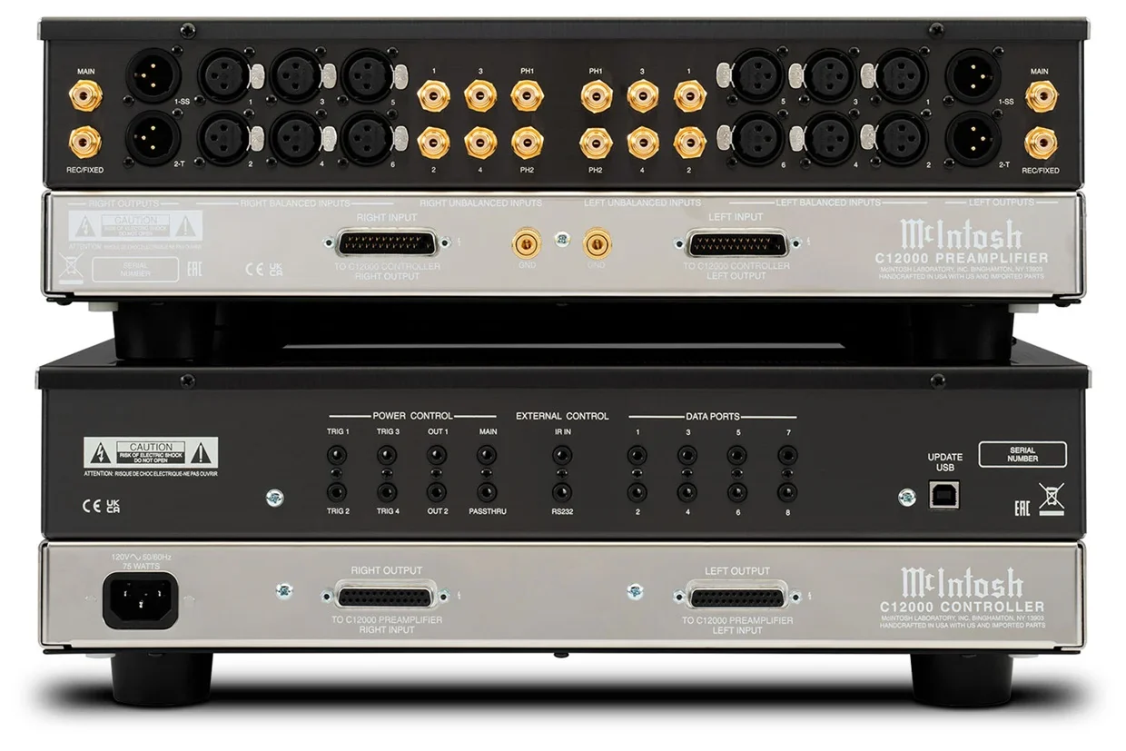 McIntosh C12000 - Préamplificateur stéréo section audio/contrôle séparées, 2 entrées phonos - Image 16