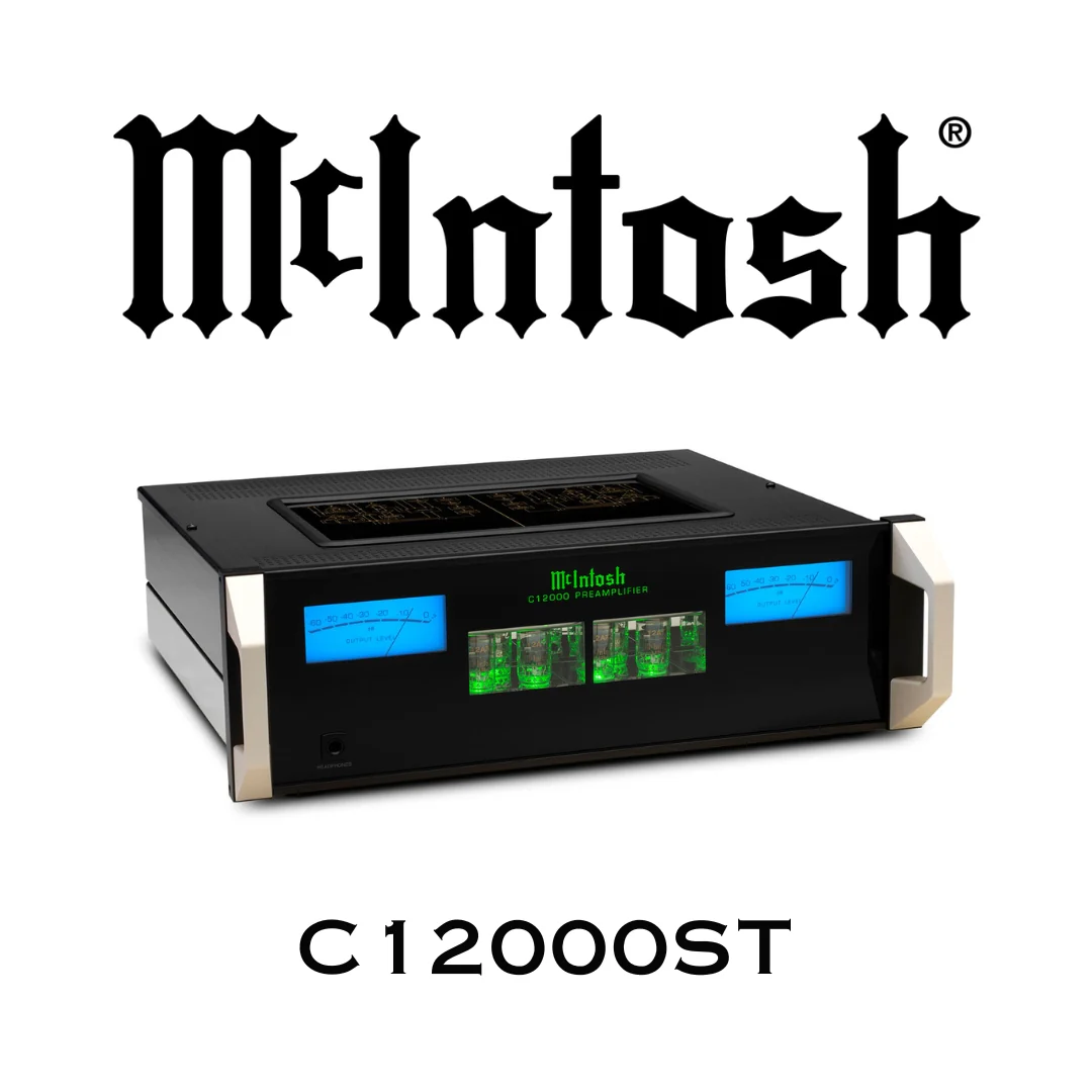 McIntosh C12000 - Préamplificateur stéréo section audio/contrôle séparées, 2 entrées phonos - Image 2