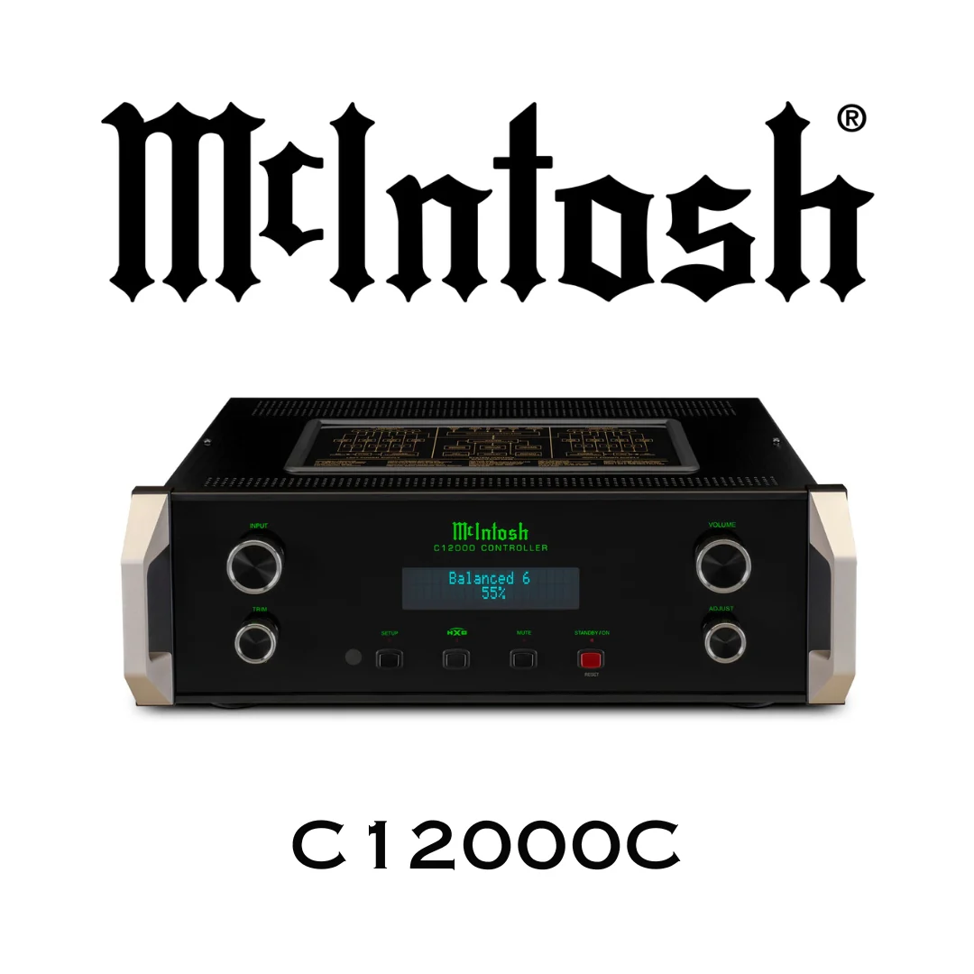 McIntosh C12000 - Préamplificateur stéréo section audio/contrôle séparées, 2 entrées phonos - Image 3