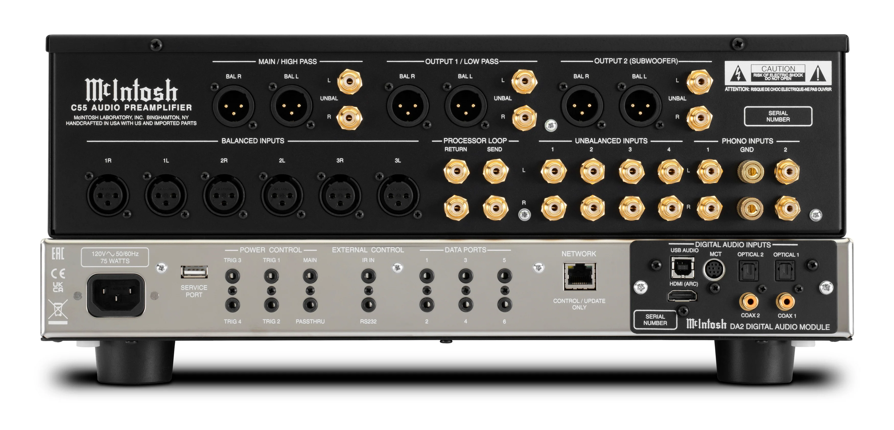 McIntosh C55 - Préamplificateur stéréo 16 entrées - Image 3