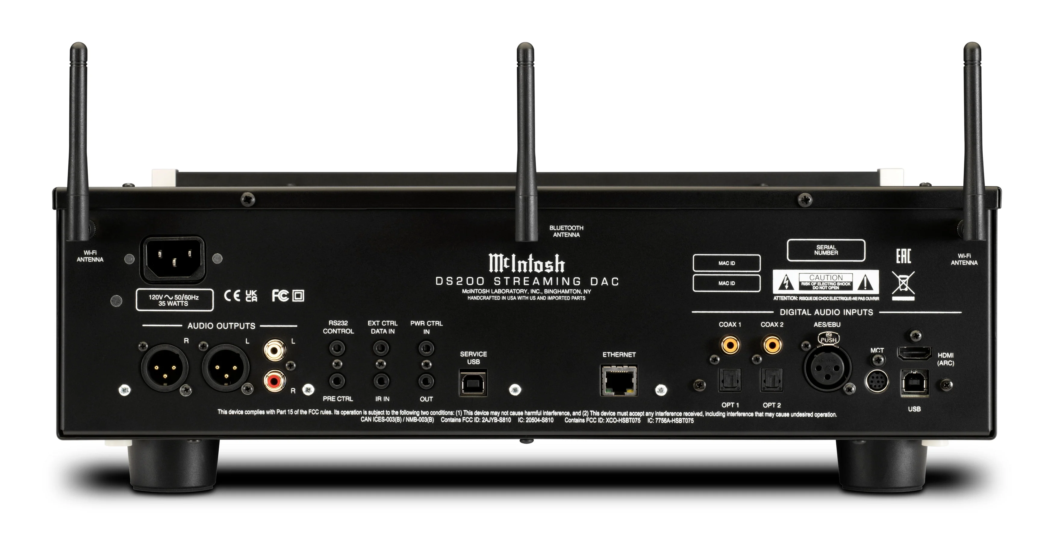 McIntosh DS200 - Lecteur réseau DAC 32 bits à 8 canaux - Image 2