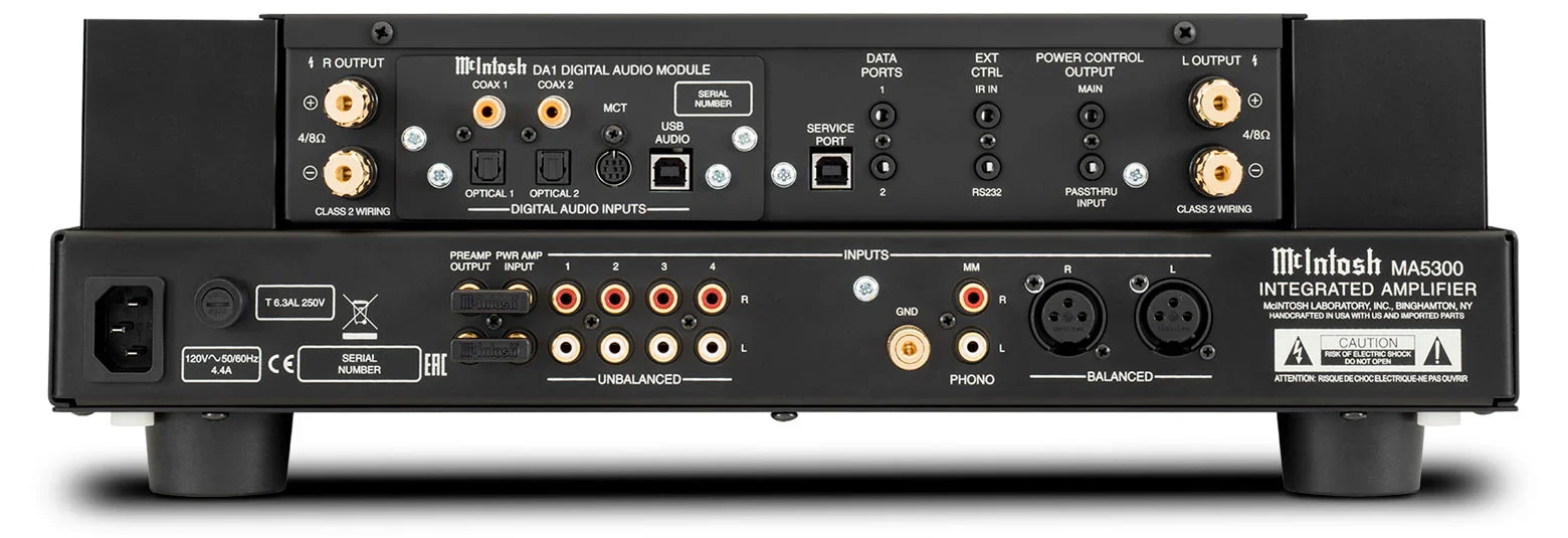 McIntosh MA5300 - Amplificateur stéréo intégré 100 Watts/Canal, DAC 8-canaux 32Bits, phono - Image 4
