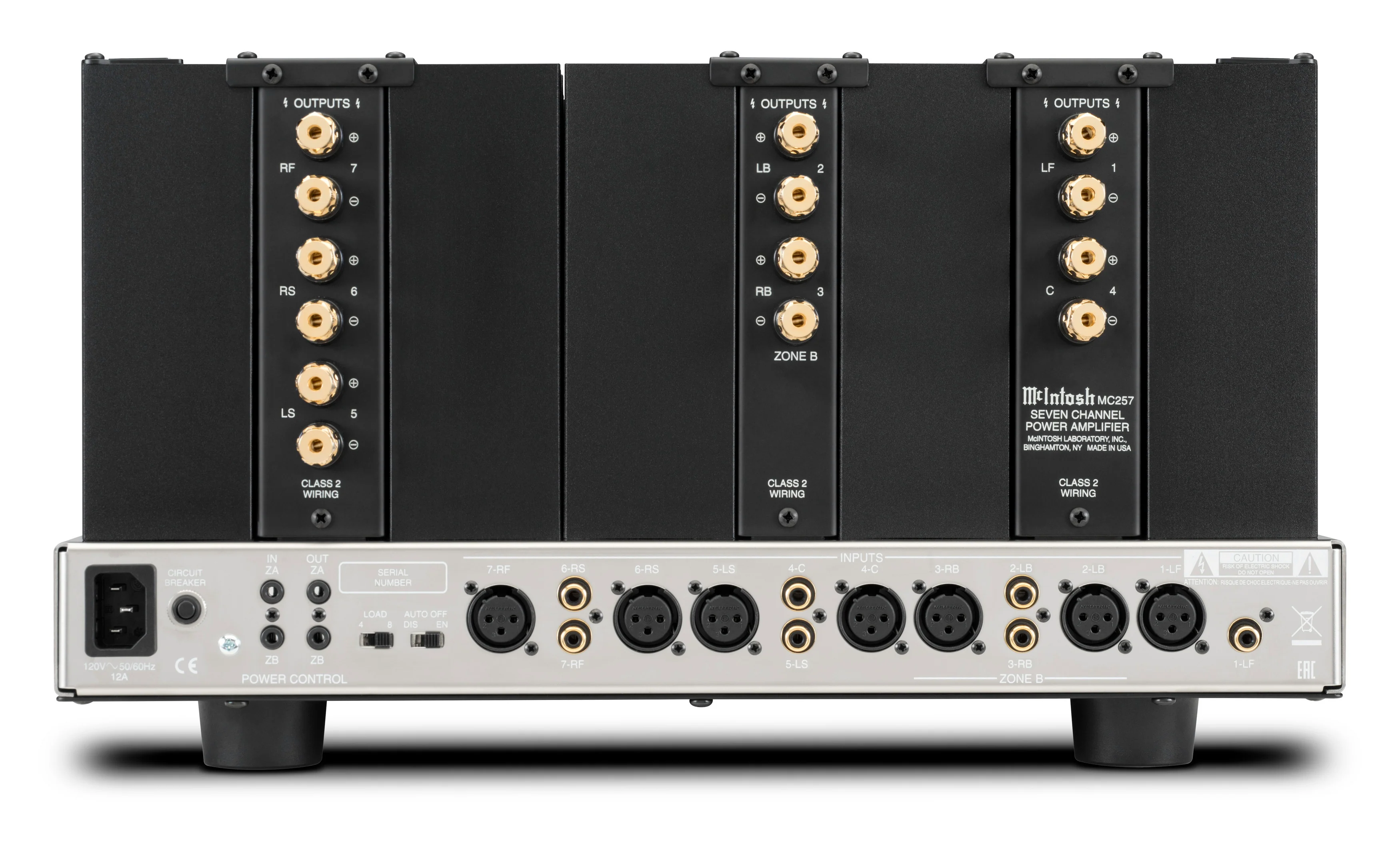 McIntosh MC257 | Amplificateur de Puissance 7 Canaux pour Home Cinéma et Hi‑Fi - Image 3
