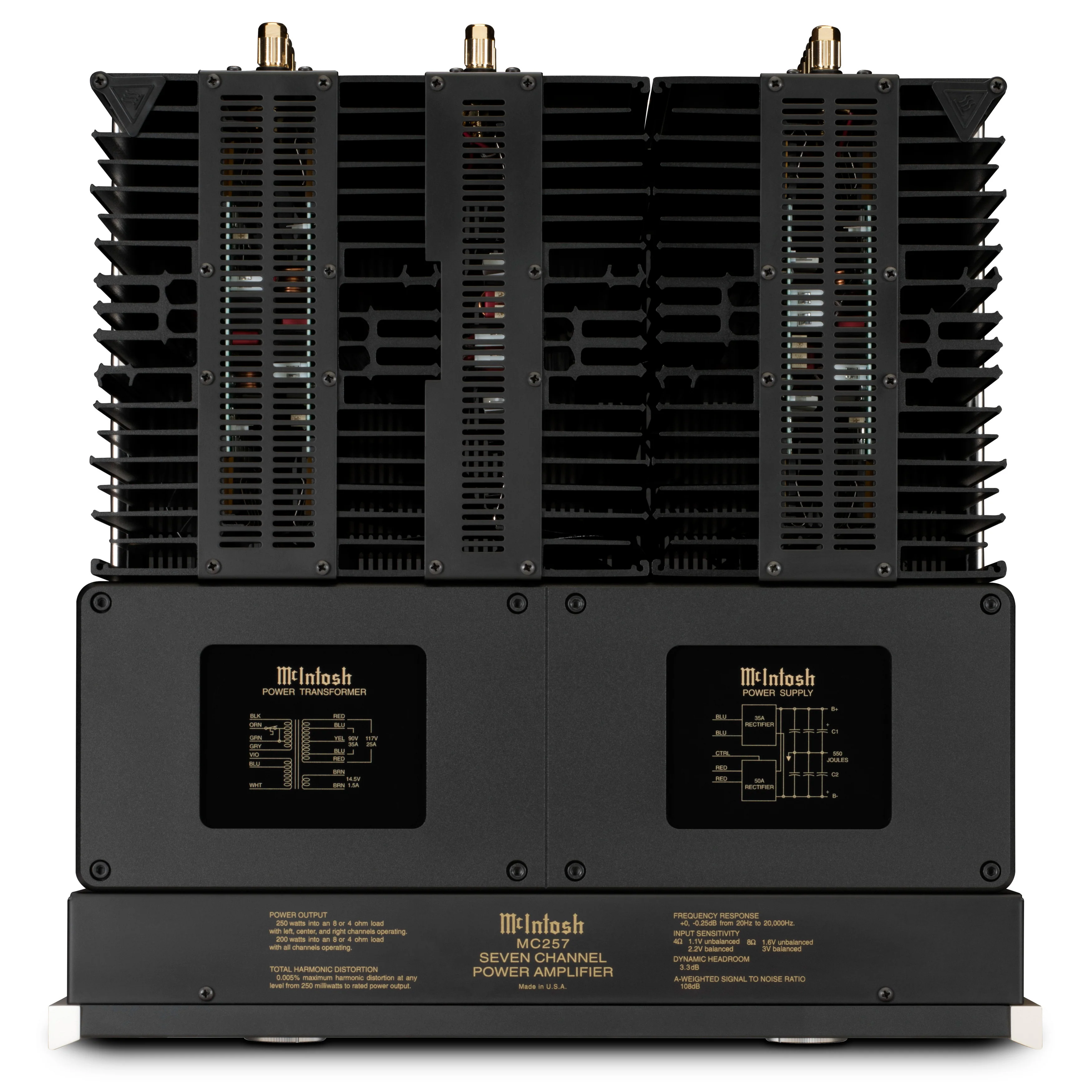 McIntosh MC257 | Amplificateur de Puissance 7 Canaux pour Home Cinéma et Hi‑Fi - Image 5