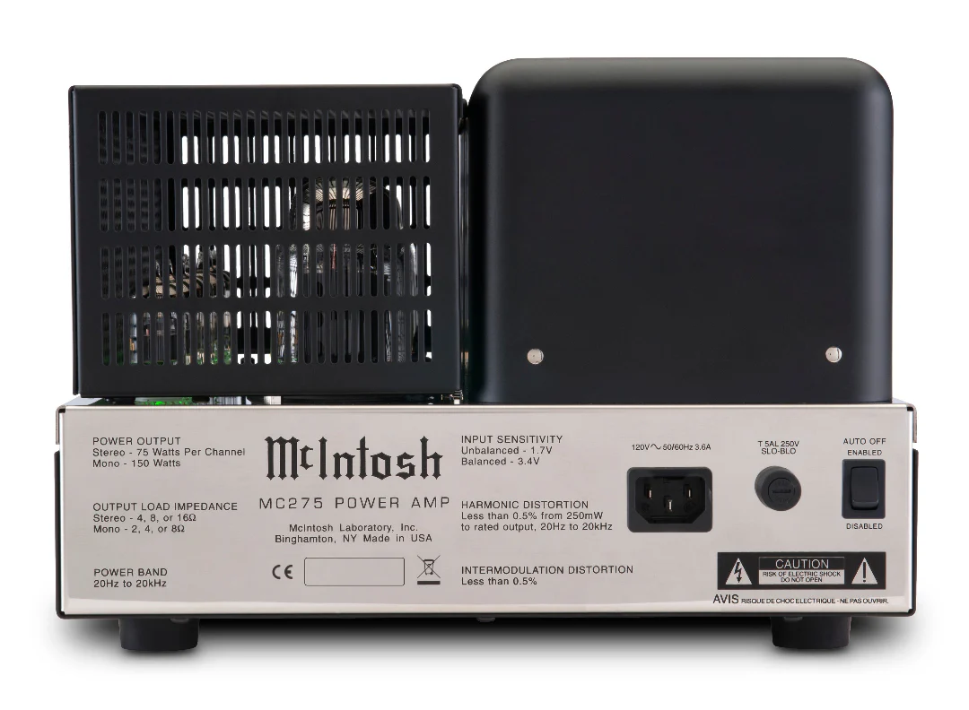 McIntosh MC275 VI Amplificateur de puissance à lampes – 75 W x 2 canaux ou 150 W en mono. - Image 7