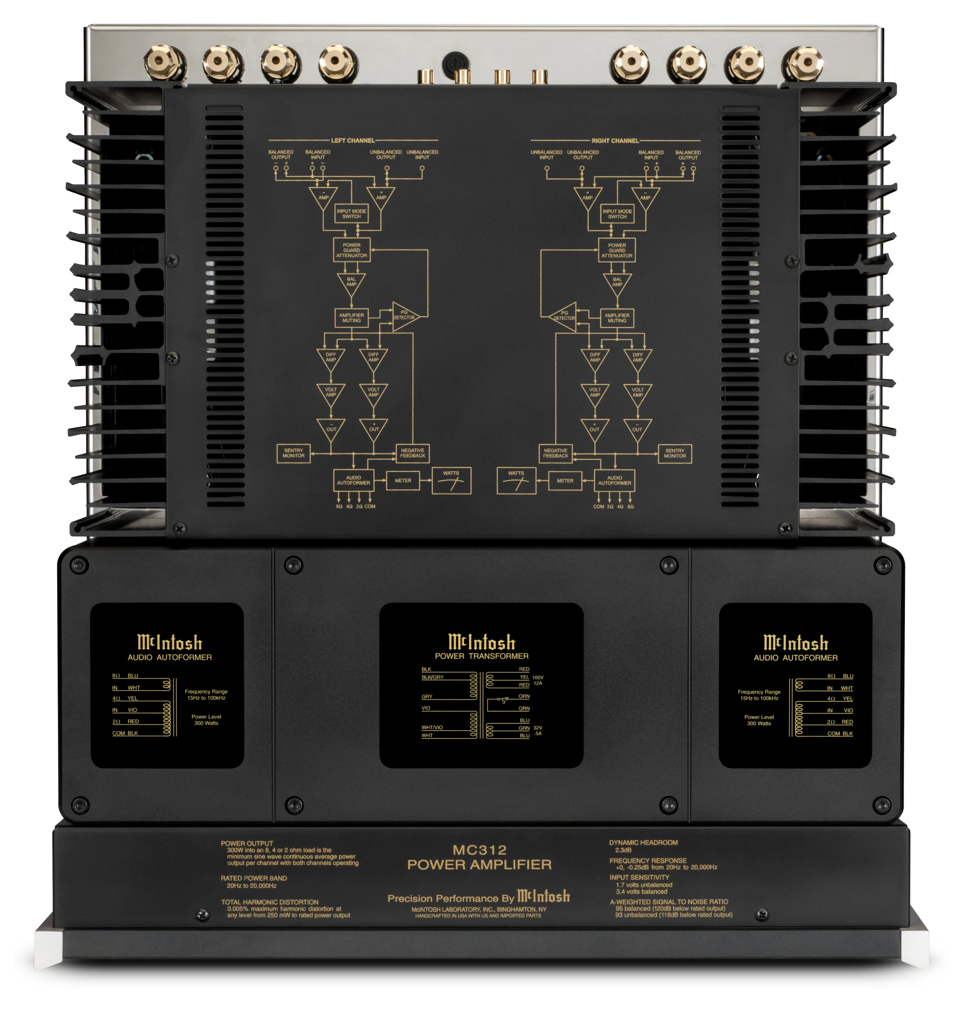 McIntosh MC312 - Ampli de puissance 300 watts par canal - Image 6