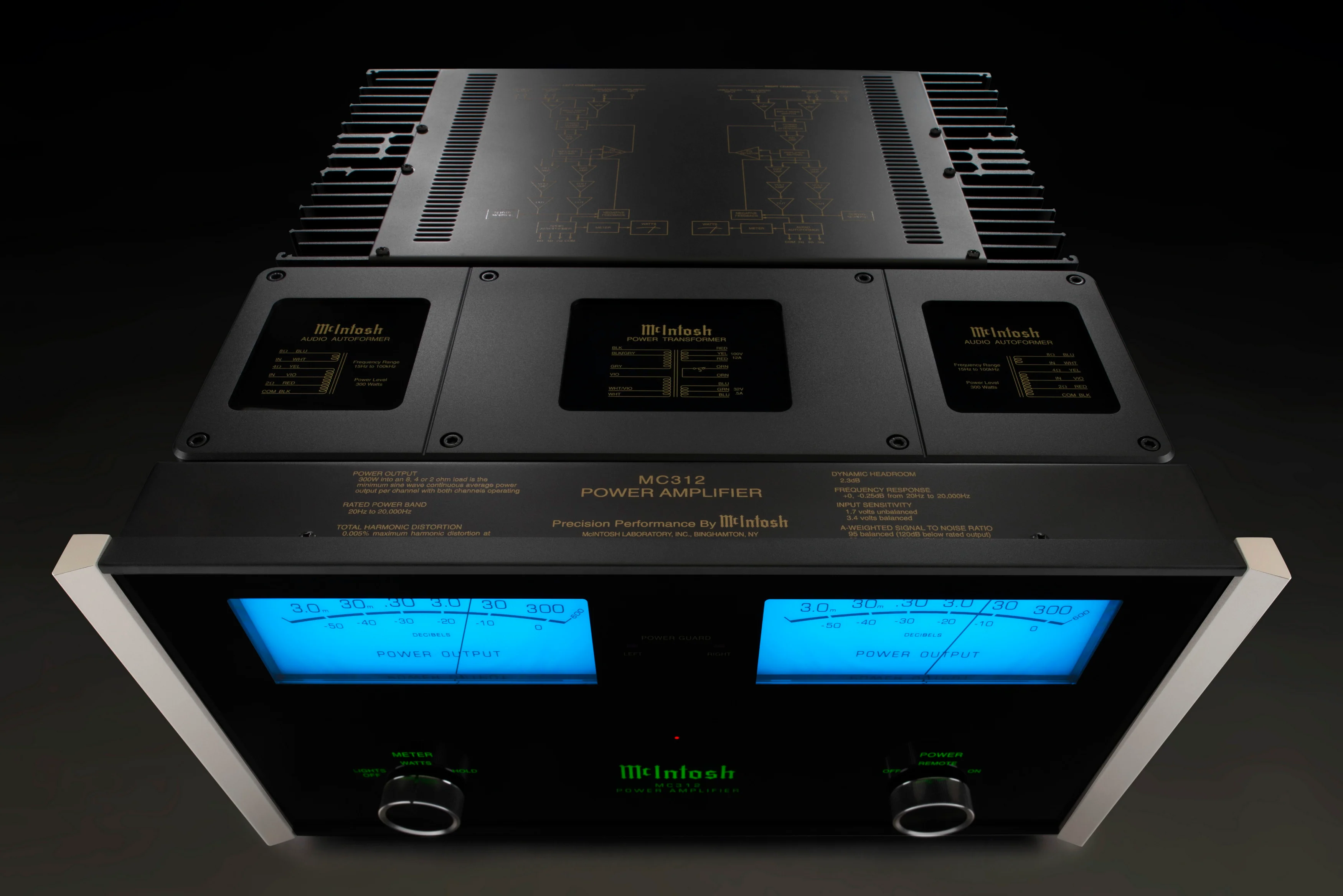 McIntosh MC312 - Ampli de puissance 300 watts par canal - Image 8