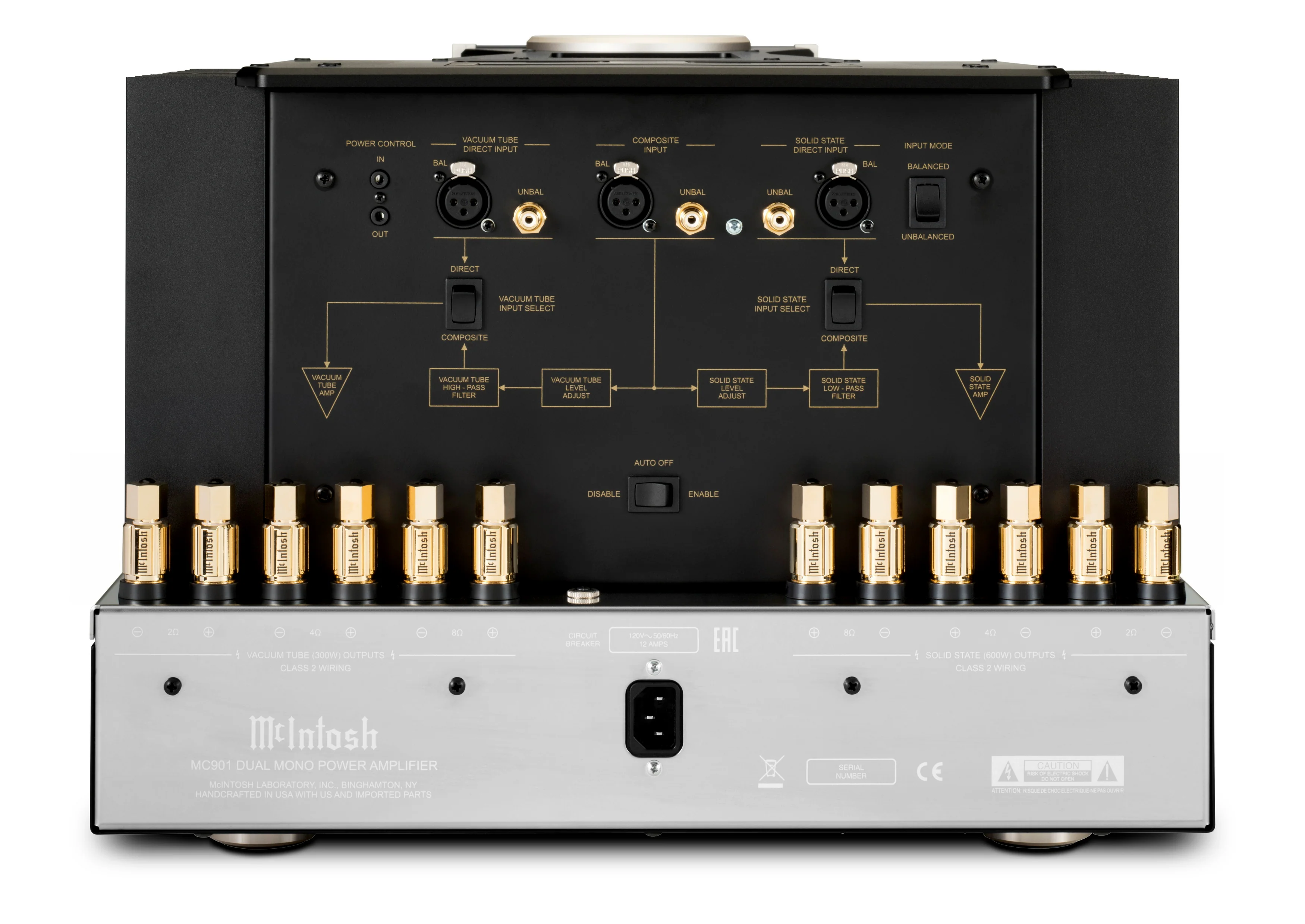 McIntosh MC901 - Ampli mono double canal hybride - Image 6