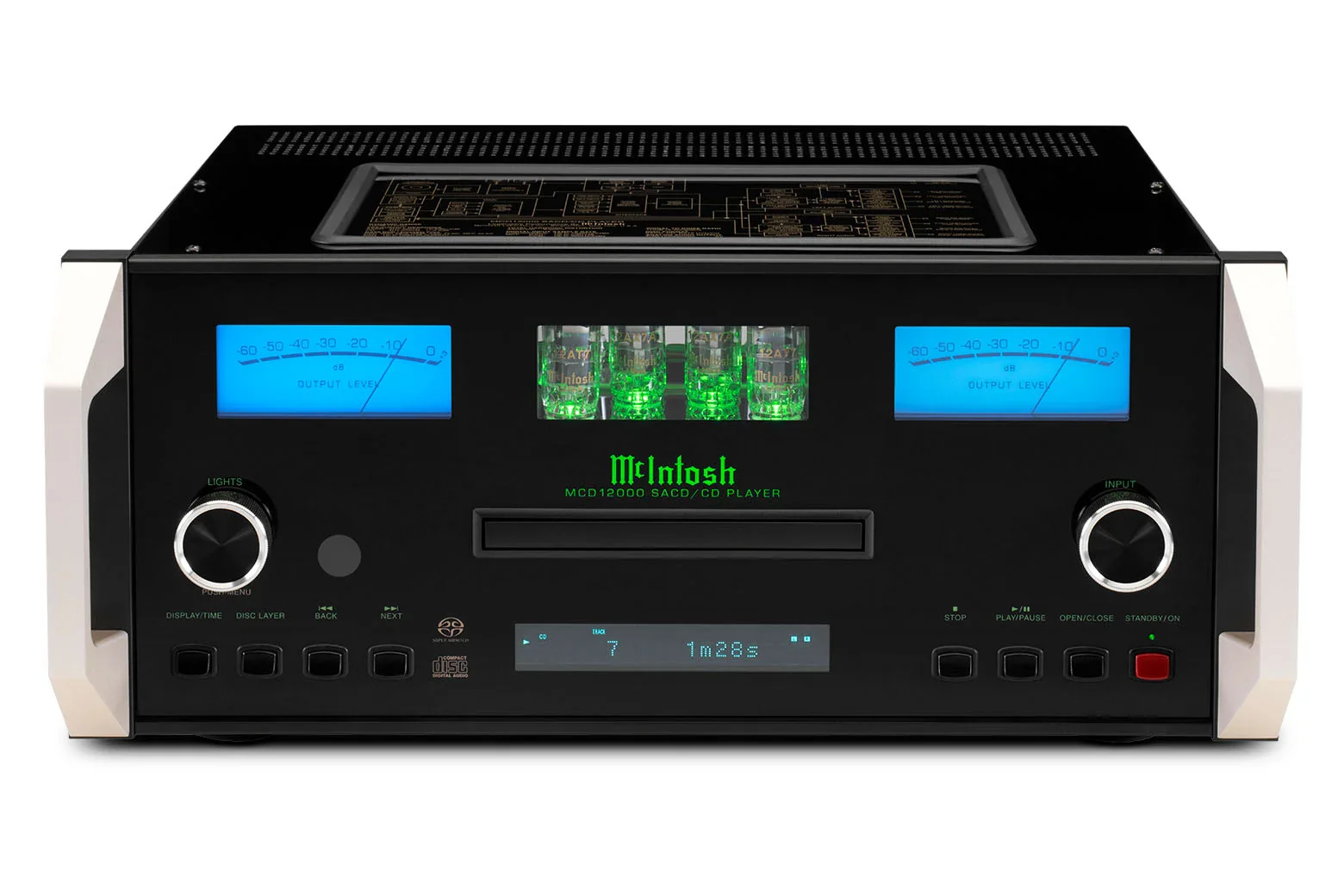 McIntosh MCD12000 - Lecteur SACD/CD, 2 DAC 32 bits/8 canaux, 4 tubes - Image 3