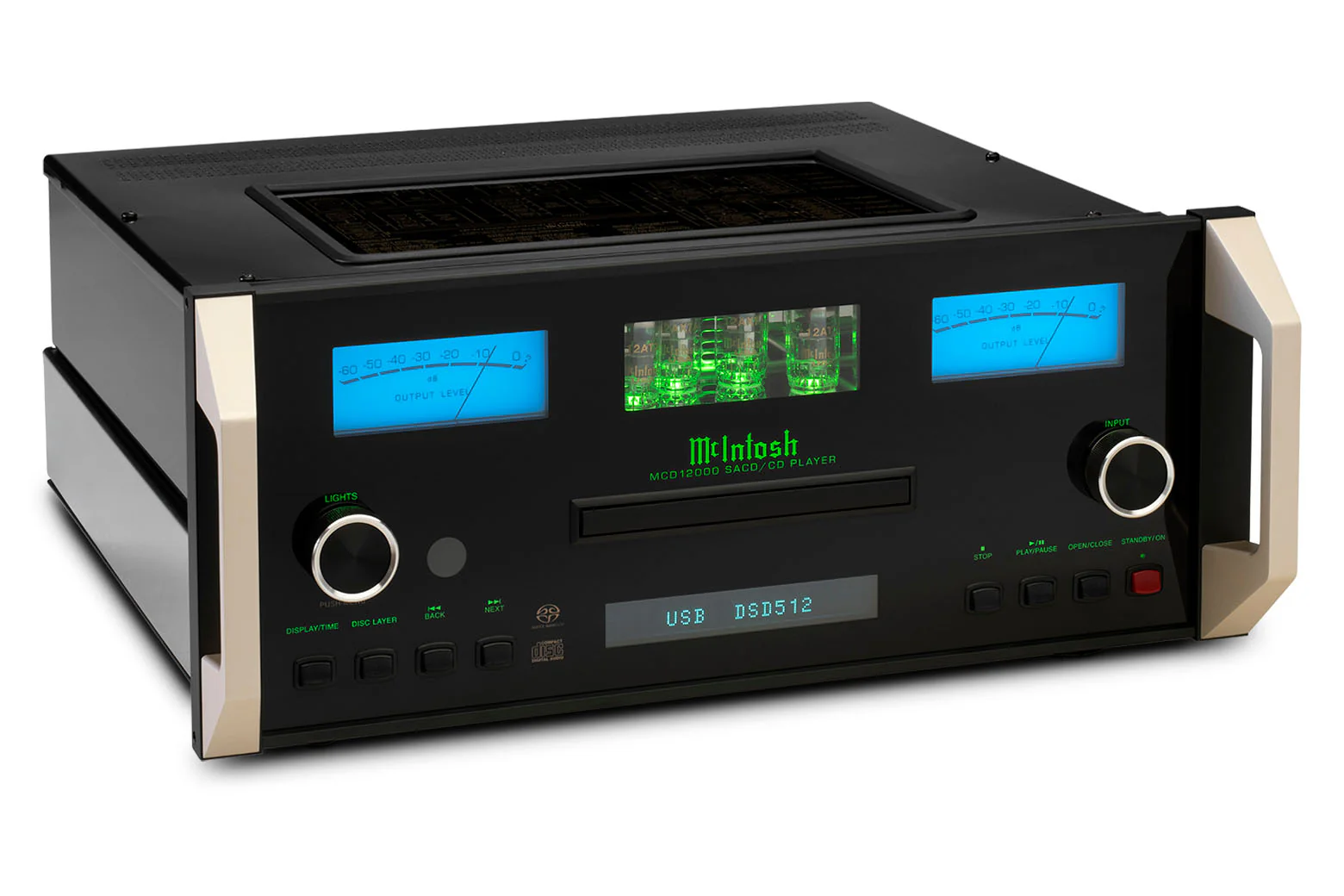 McIntosh MCD12000 - Lecteur SACD/CD, 2 DAC 32 bits/8 canaux, 4 tubes - Image 4