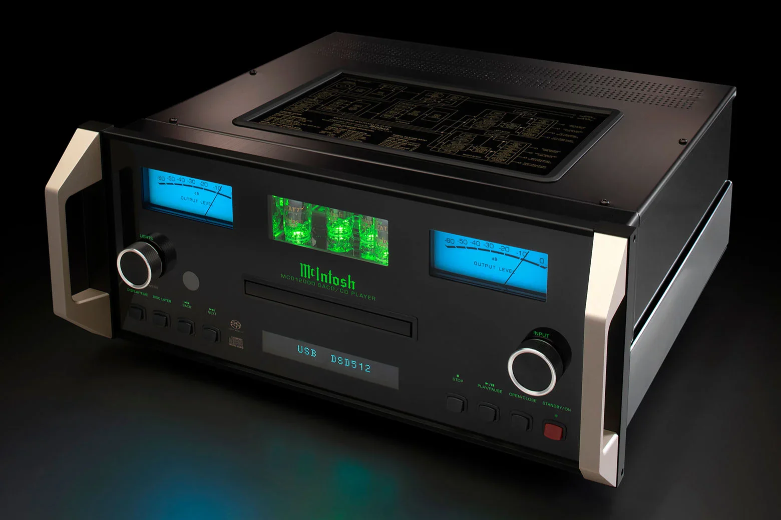 McIntosh MCD12000 - Lecteur SACD/CD, 2 DAC 32 bits/8 canaux, 4 tubes - Image 7