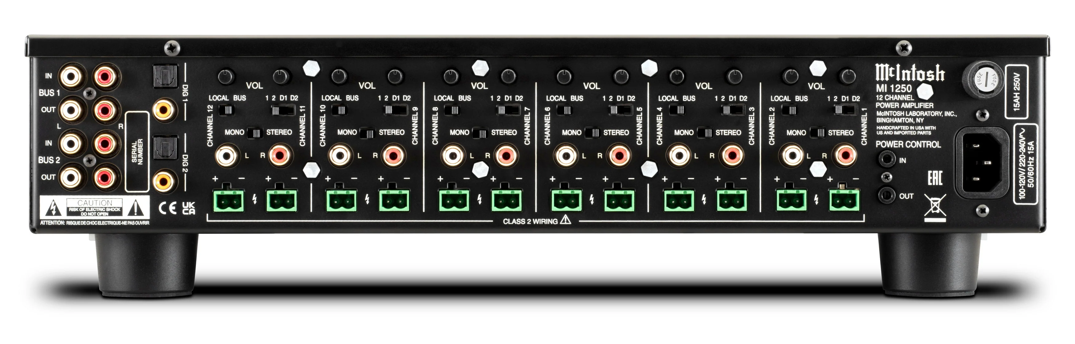 McIntosh MI1250 | Amplificateur multi‑canal 12 zones pour audio distribué haut de gamme - Image 3