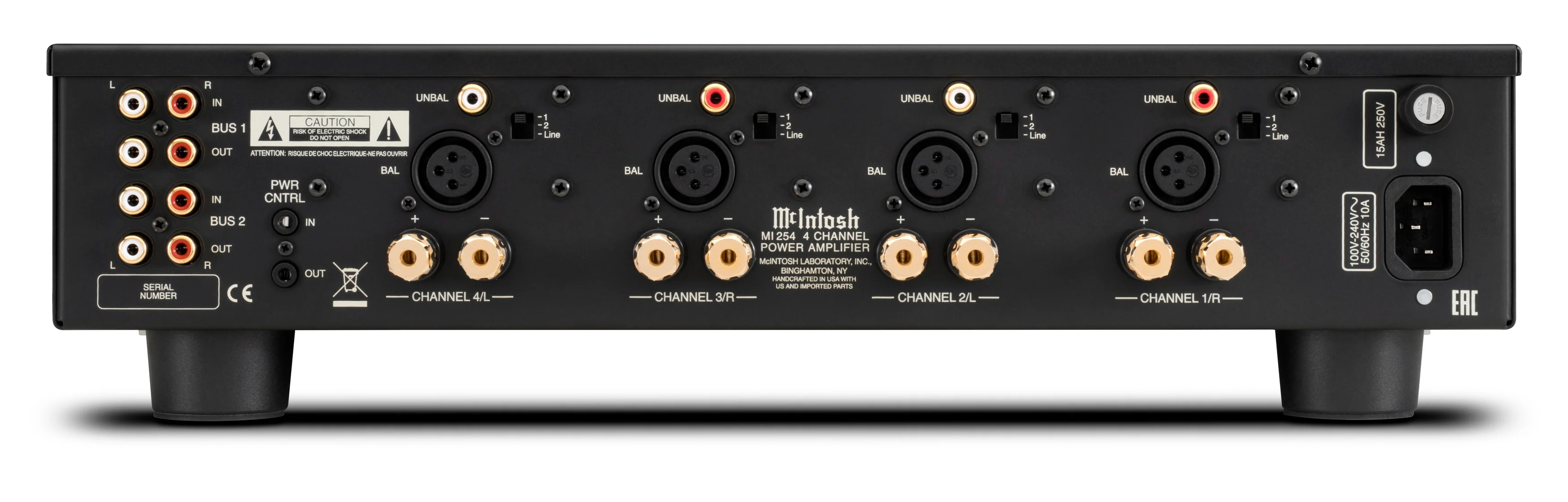 McIntosh MI254 - Amplificateur de puissance 250 Watts 4 canaux - Image 2