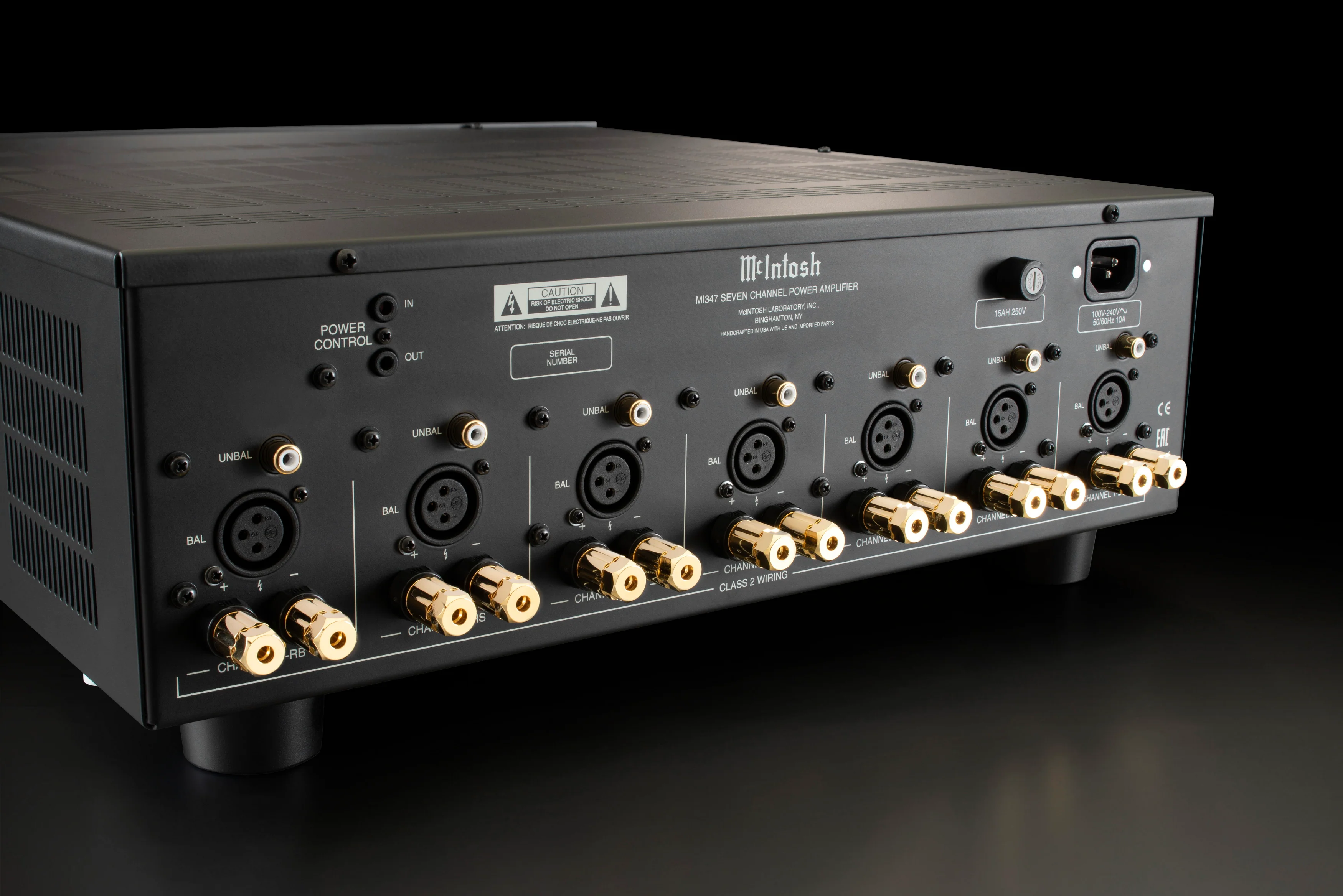 McIntosh MI347 - Ampli de puissance numérique 7 canaux - Image 9