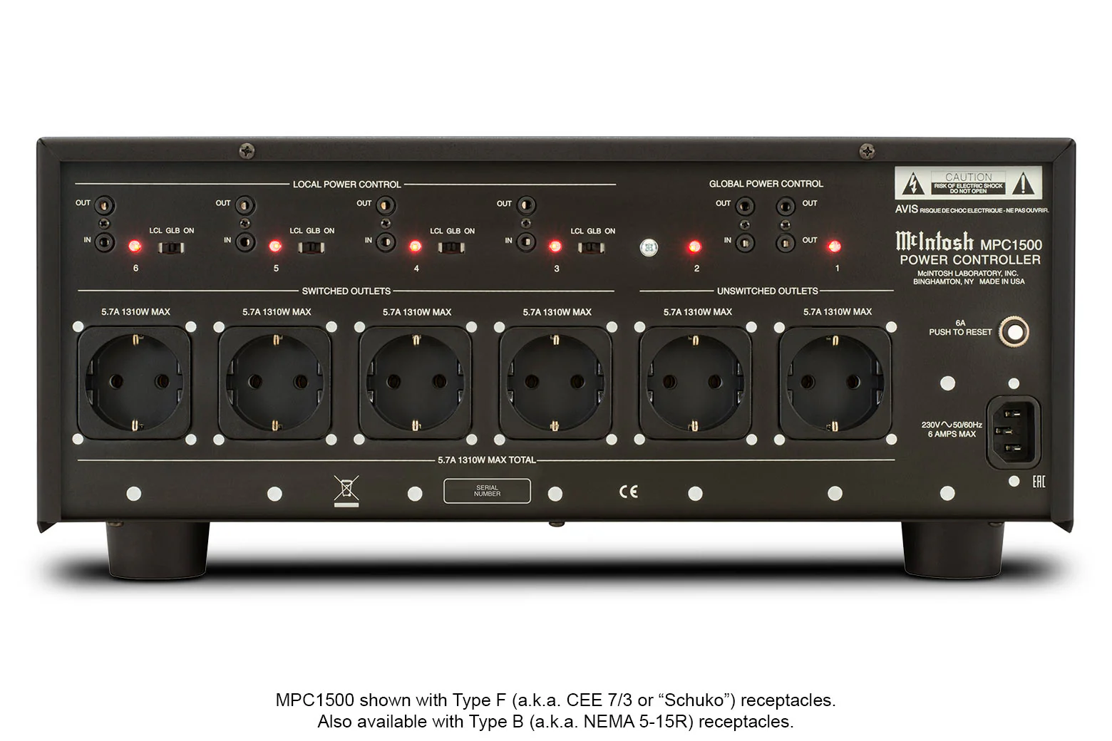 McIntosh MCP1500 - Barre d'alimentation 12 prises et conditionneur de courant - Image 3