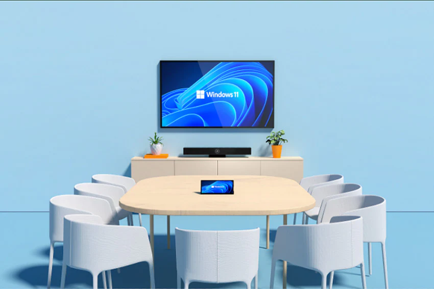 Minrray VA400 - Barre de son vidéo USB 4K UHD tout-en-un avec intelligence articifielle pour vidéoconférence - Image 7