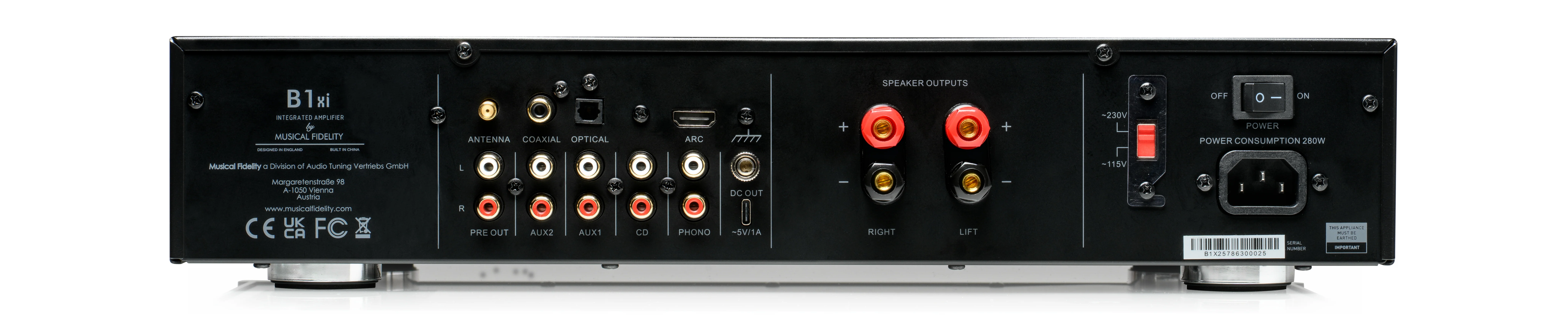 Musical Fidelity B1 Xi | Amplificateur stéréo intégré Classe A/B 60Watts/Canal - Image 3