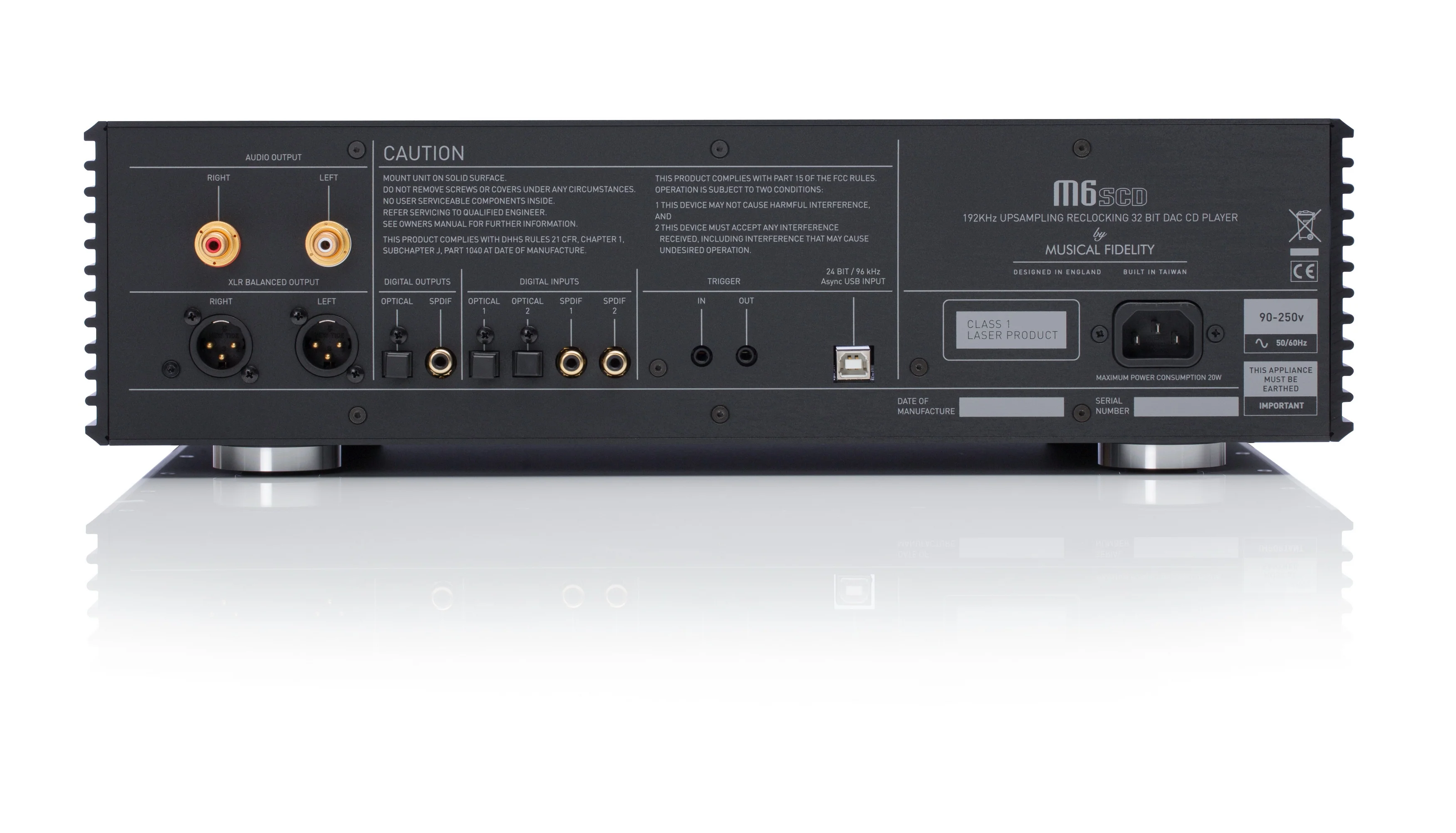 Musical Fidelity M6scd - Lecteur CD avec DAC 32 bits - Image 5